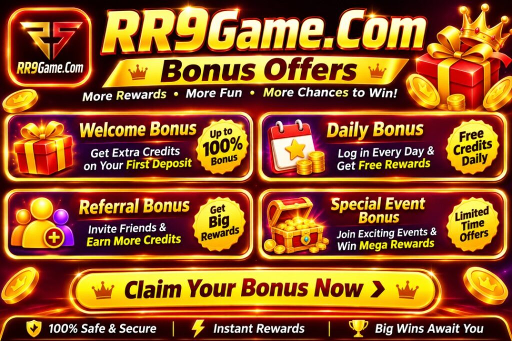 RR9 Game Bonus Offers