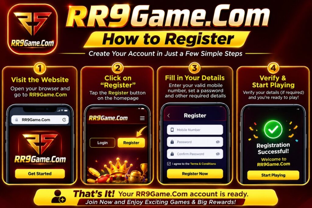 rr9 game how to register